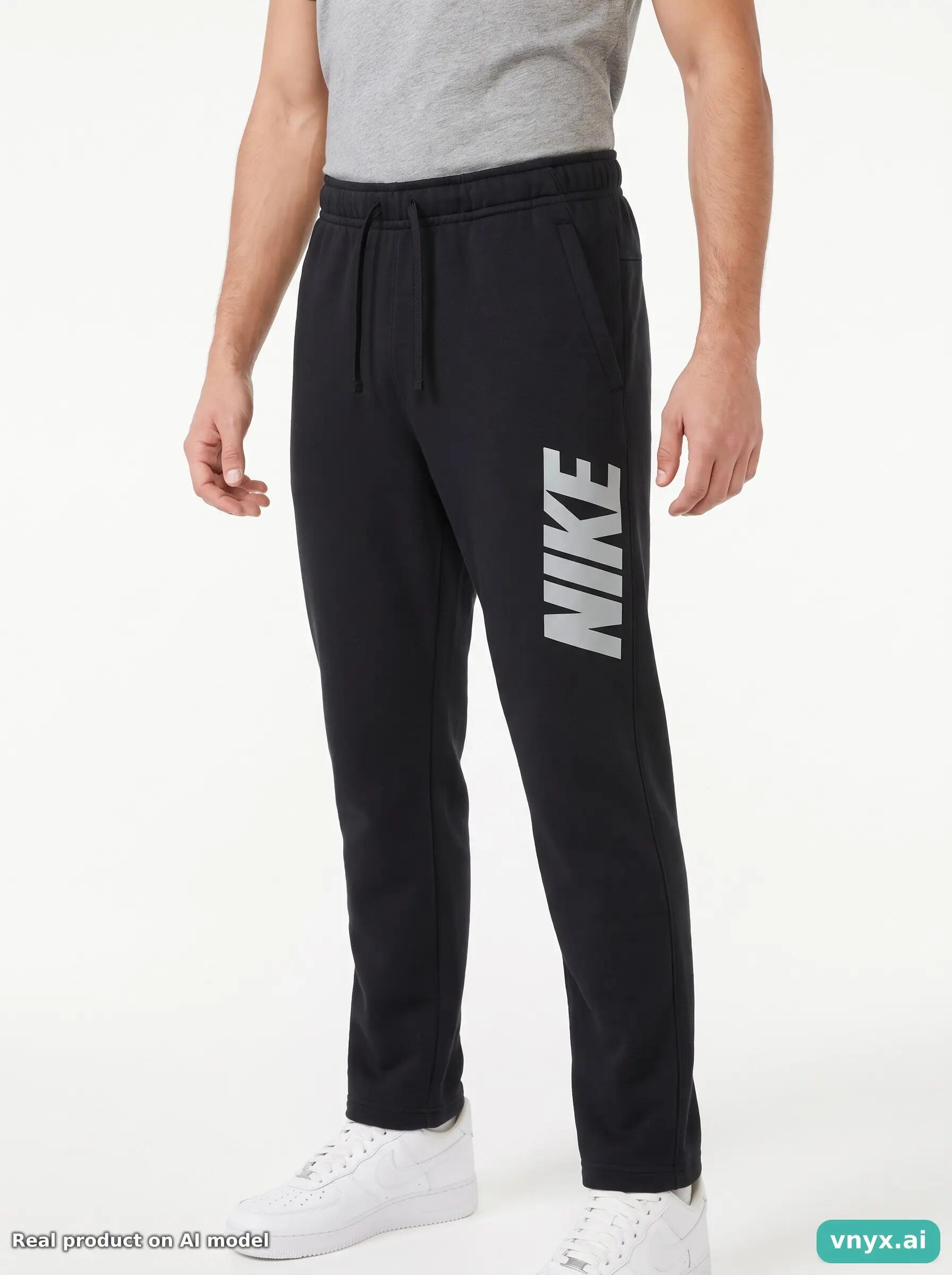 Second Life - Vintage Nike Black Joggers in men's XL 5/5