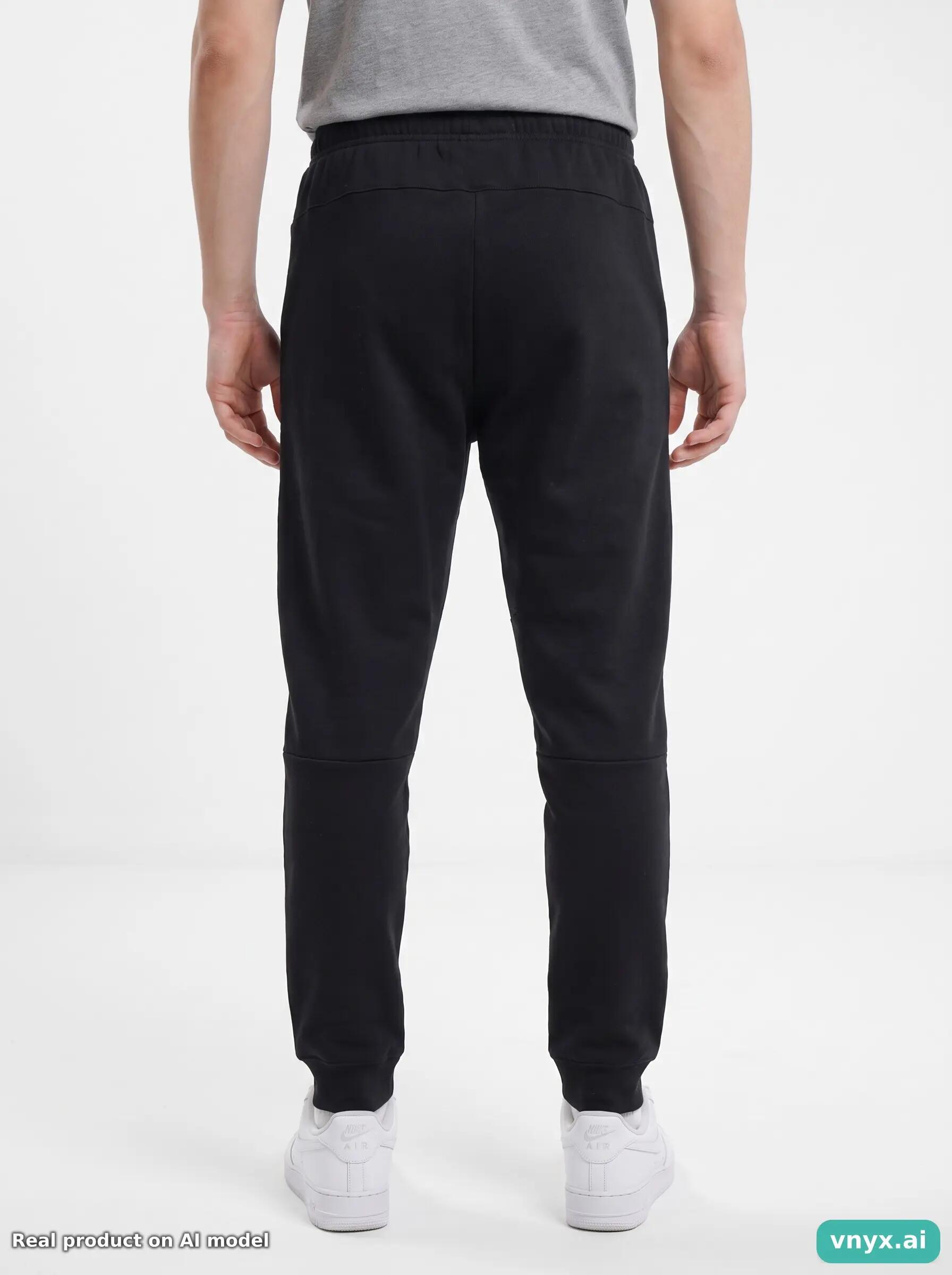 Second Life - Vintage Nike Black Joggers in men's XL 2/5