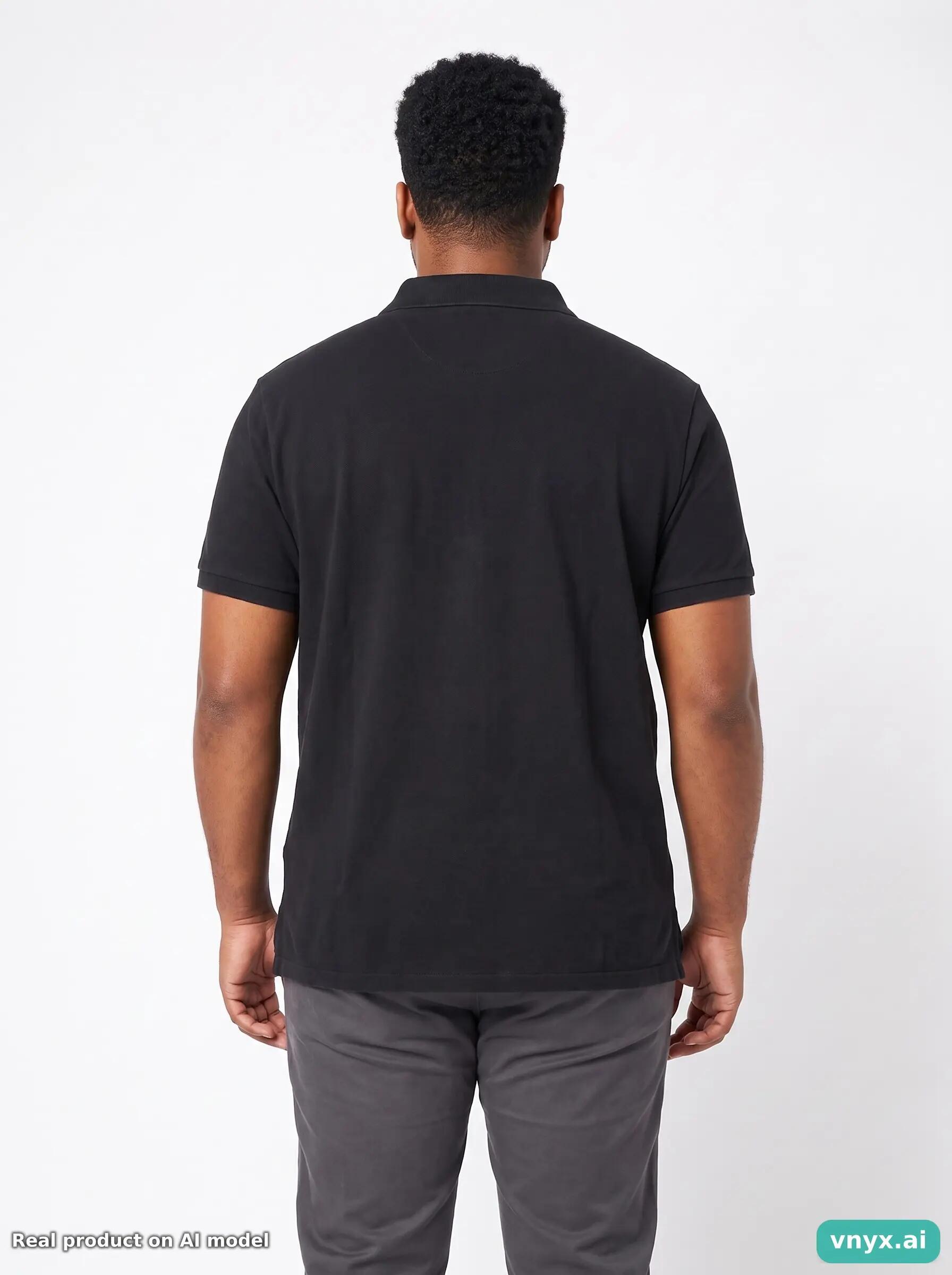 Second Life - Custom Fit Polo by Ralph Lauren Polo Shirt in Black size L 2/5