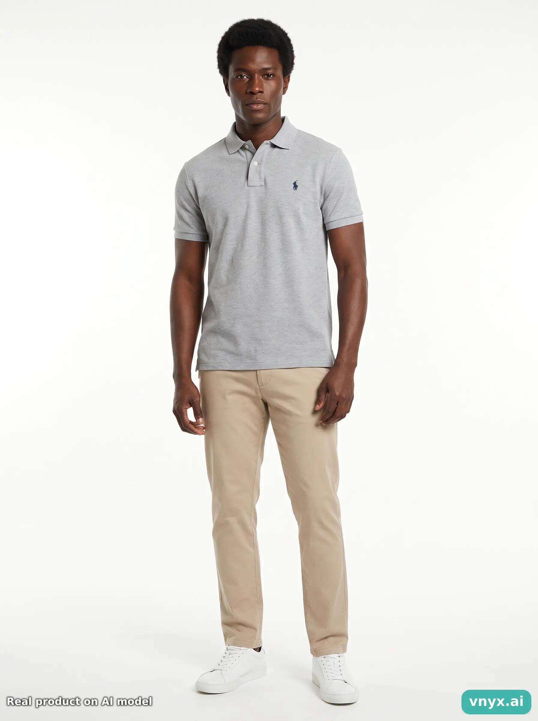 Second Life - Custom Slim Polo Ralph Lauren Polo Shirt in Light Blue size M 3/5