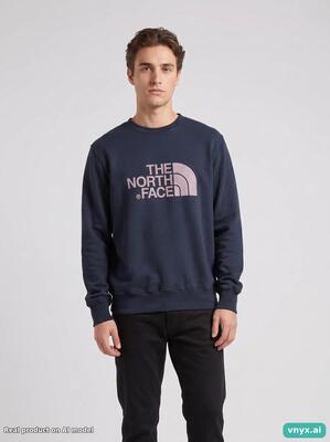 Second life - vintage the north face navy sweatshirt men xl