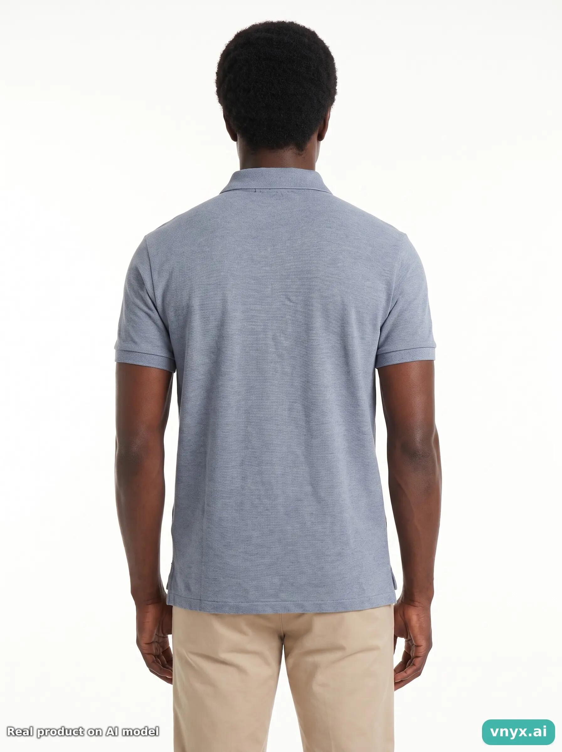 Second Life - Custom Slim Polo Ralph Lauren Polo Shirt in Light Blue size M 2/5