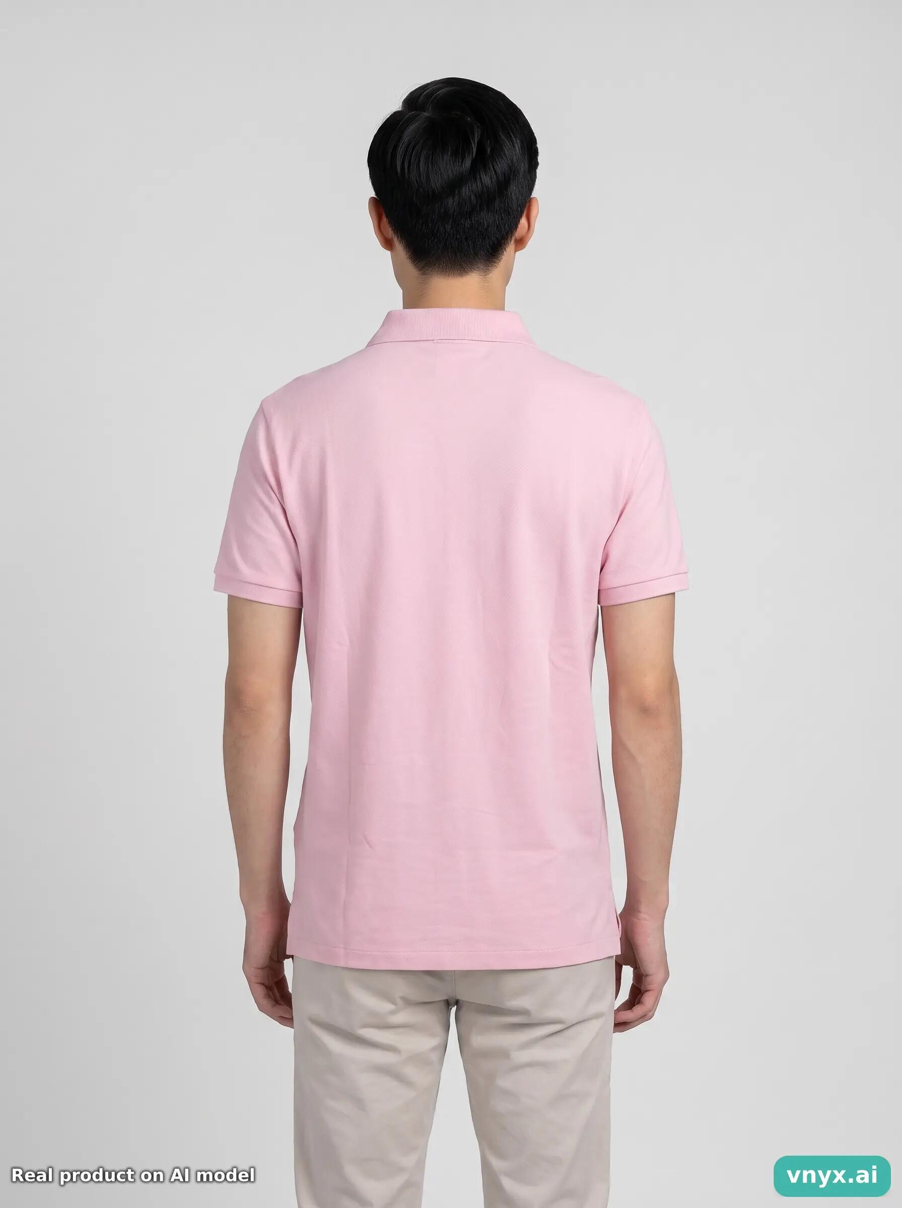 Second Life - Vintage Polo By Ralph Lauren Pink Polo Shirt Men L 2/5