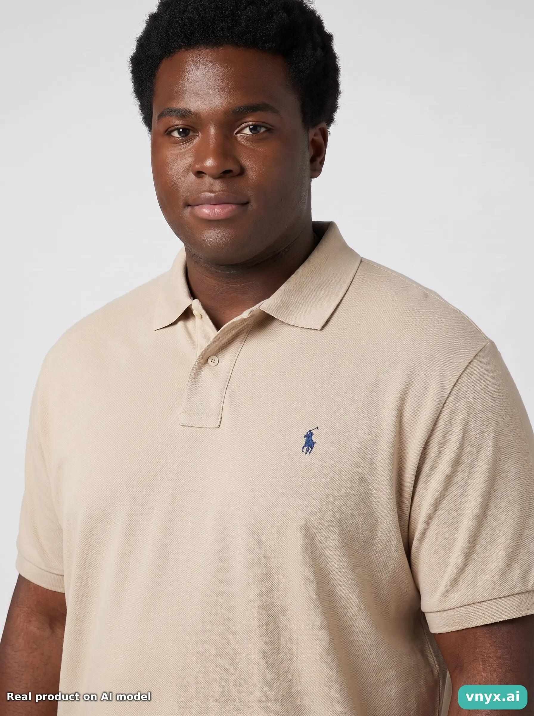 Second Life - Vintage Polo By Ralph Lauren Beige Polo Shirt Men XL 5/5
