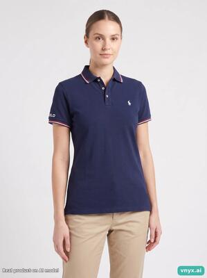 Second life - vintage polo ralph lauren navy polo shirt women m