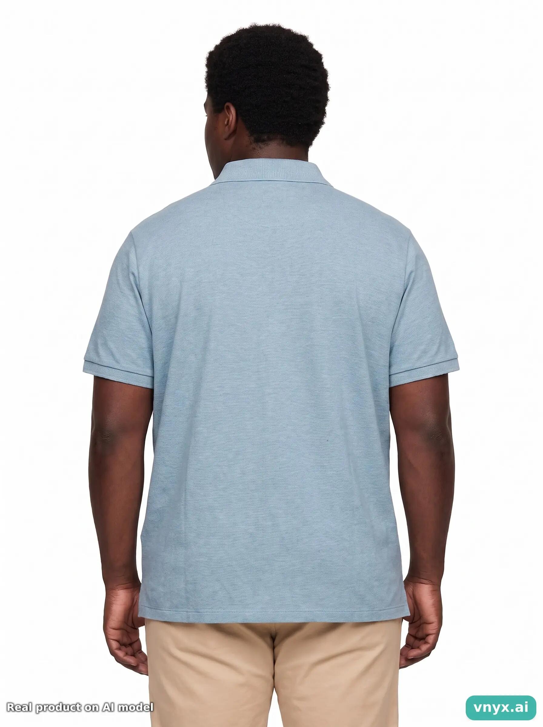 Second Life - Vintage Polo By Ralph Lauren Light Blue Polo Shirt Men XL 2/5