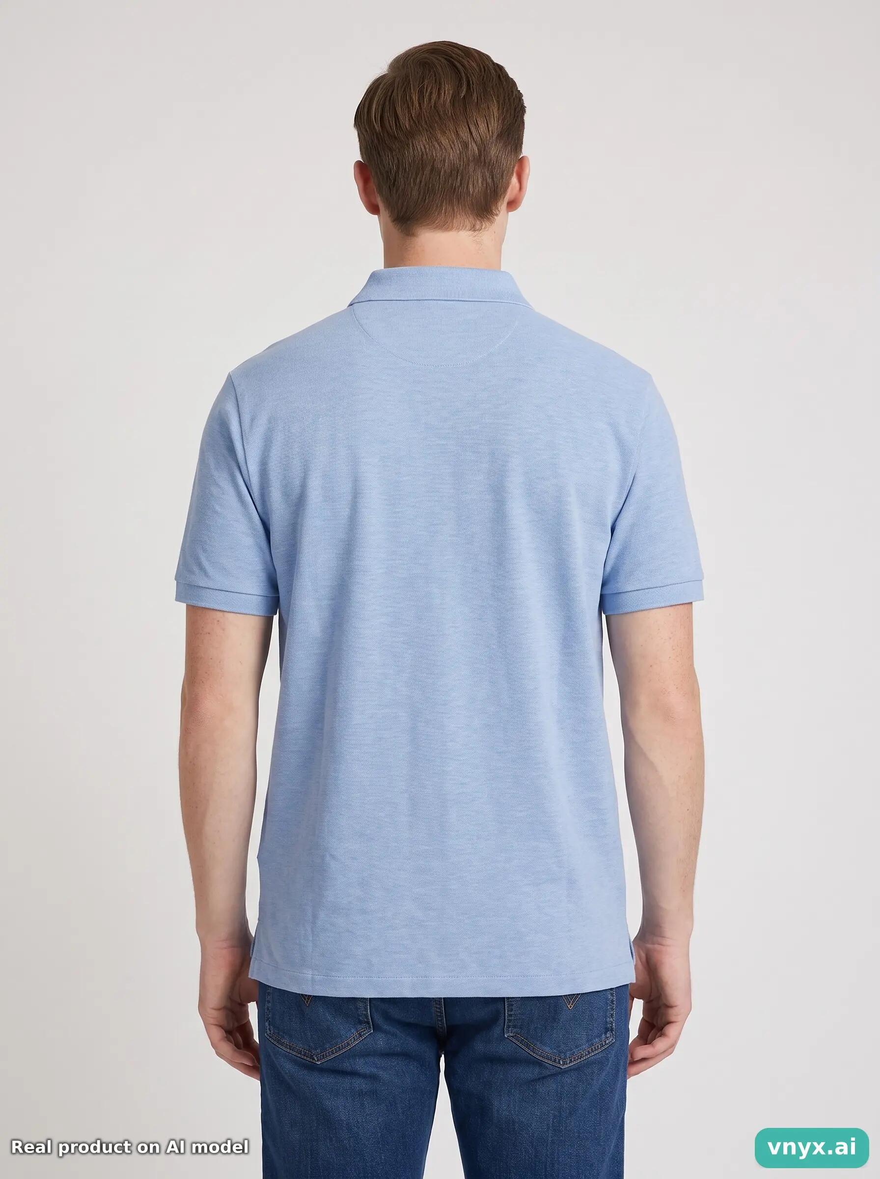 Second Life - Classic Polo Ralph Lauren Polo Shirt in Blue Grey size L 2/5