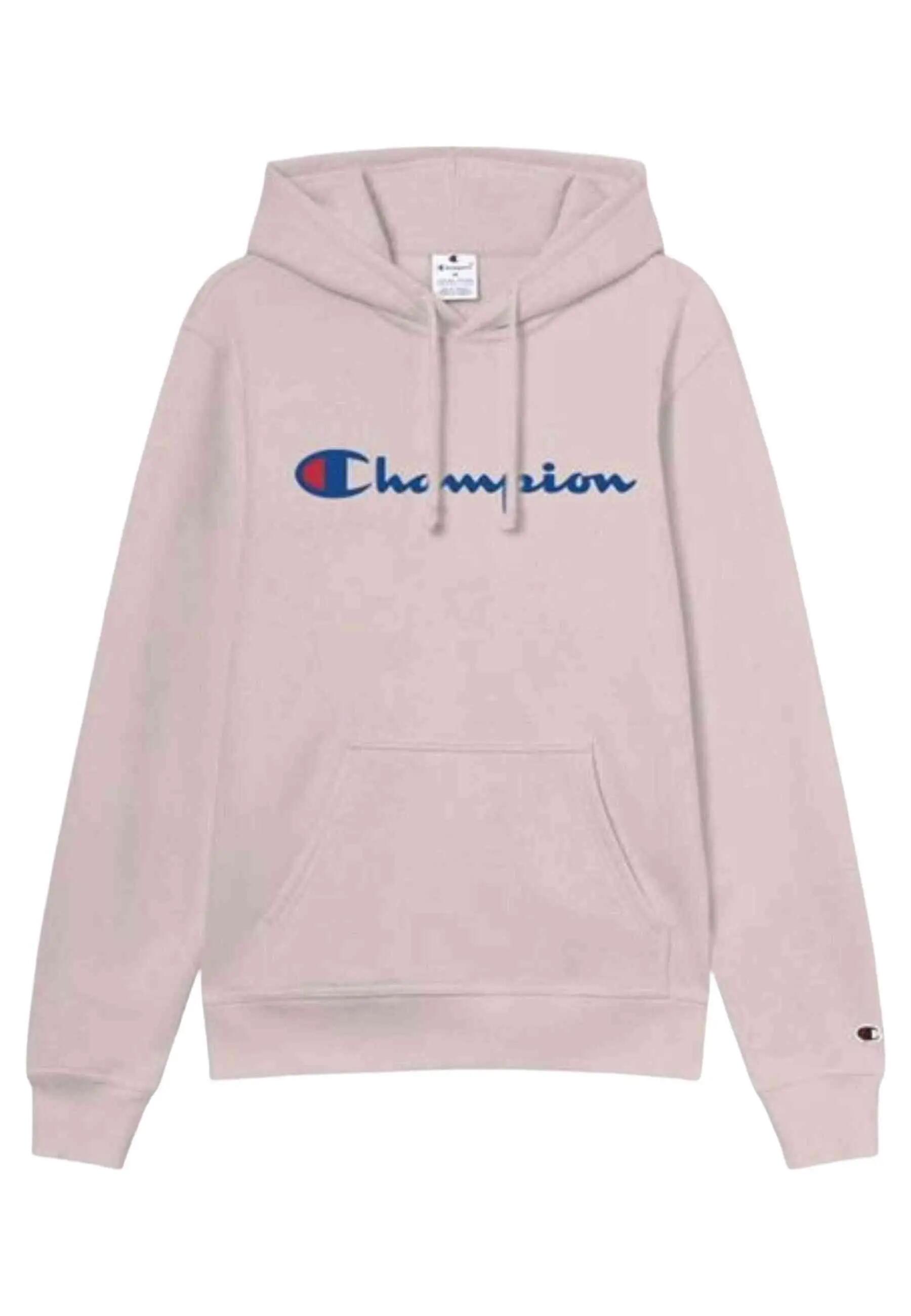 CHAMPION-hoodie met roze geborduurd logo, herenmaat L 3/6
