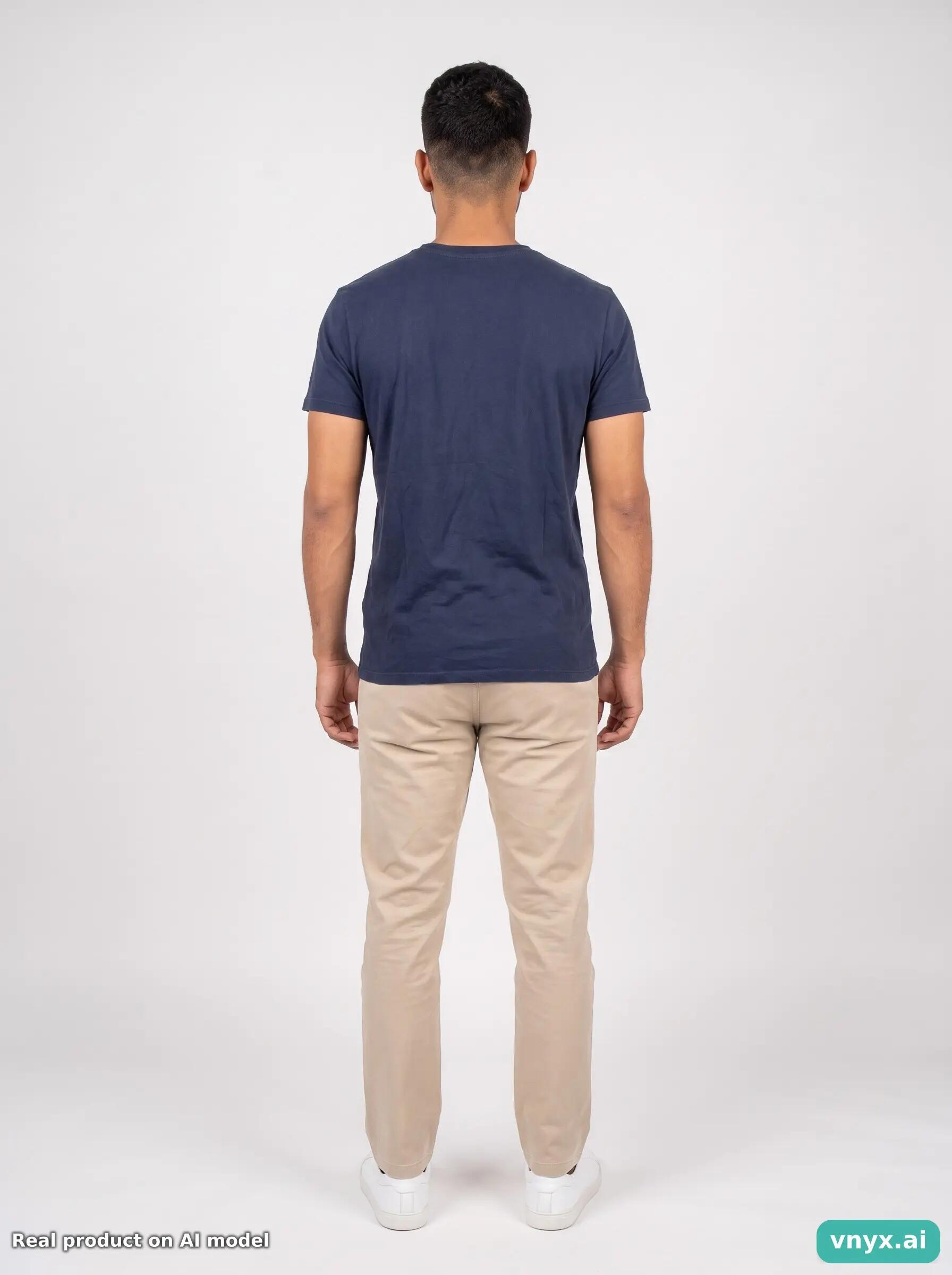 Second Life - Vintage Polo By Ralph Lauren Navy T-Shirt Men M 4/5