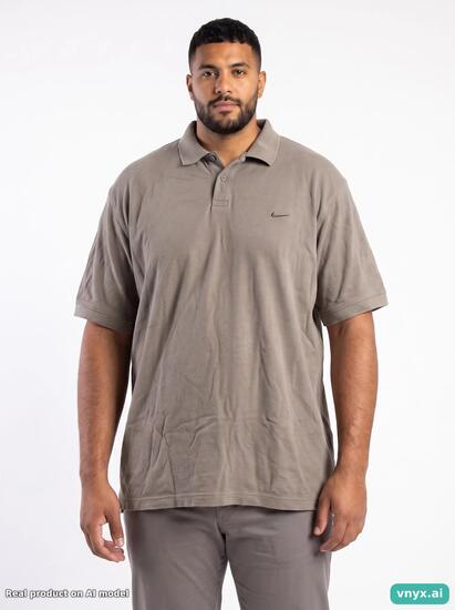 Second Life - Regular Nike Polo Shirt in Olive Green size L