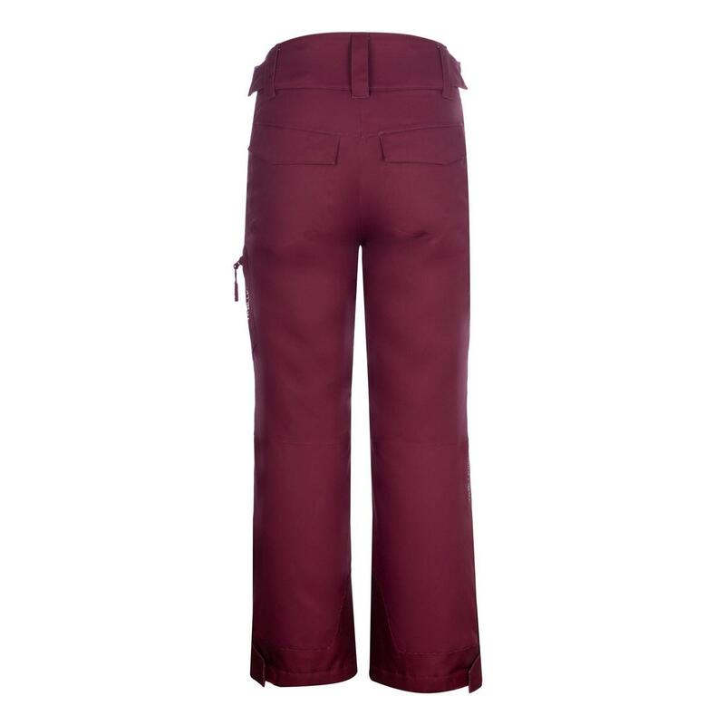 Pantalon de ski enfant Hallingdal rouge/rose antique