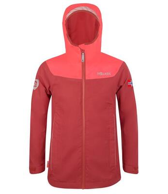 Kinder Regenjacke Bergen Violettblau/Malve rosa