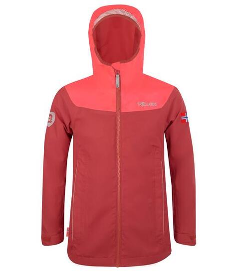 Veste de pluie enfant Bergen imperméable rouge