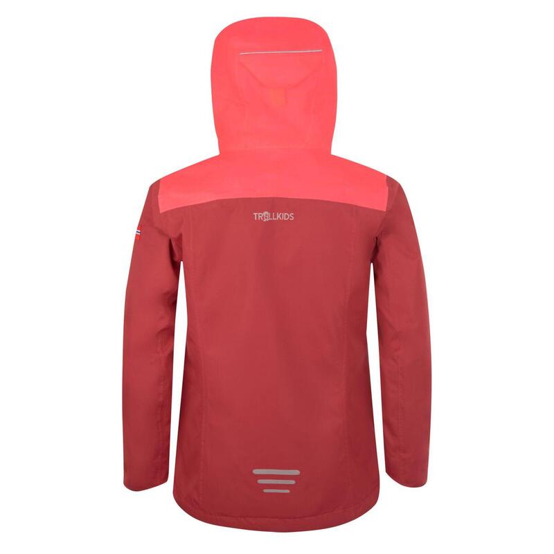 Veste de pluie enfant Bergen imperméable rouge