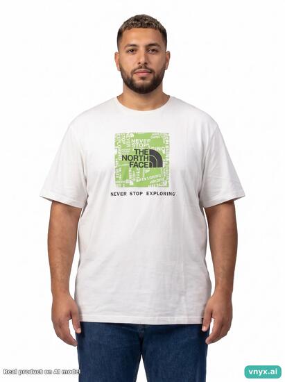 Second Life - Vintage The North Face White T-Shirt Men XXL