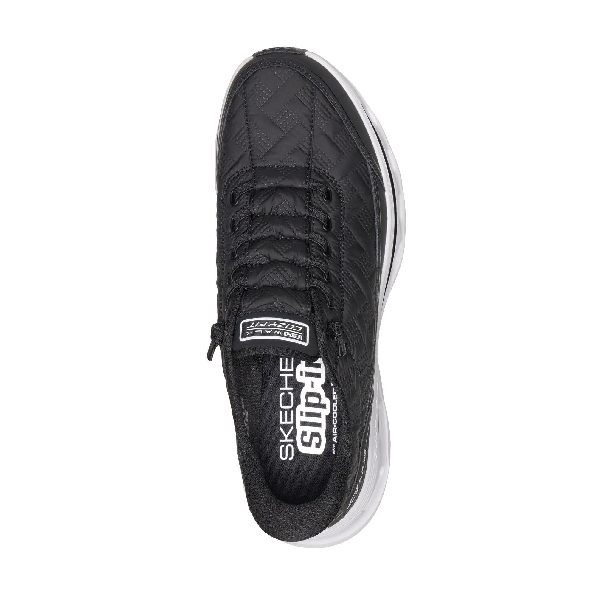 Zapatos Skechers Slip-ins Go Walk Glide-Step 2.0 Cozy Fit Walker negros hombre 4/6