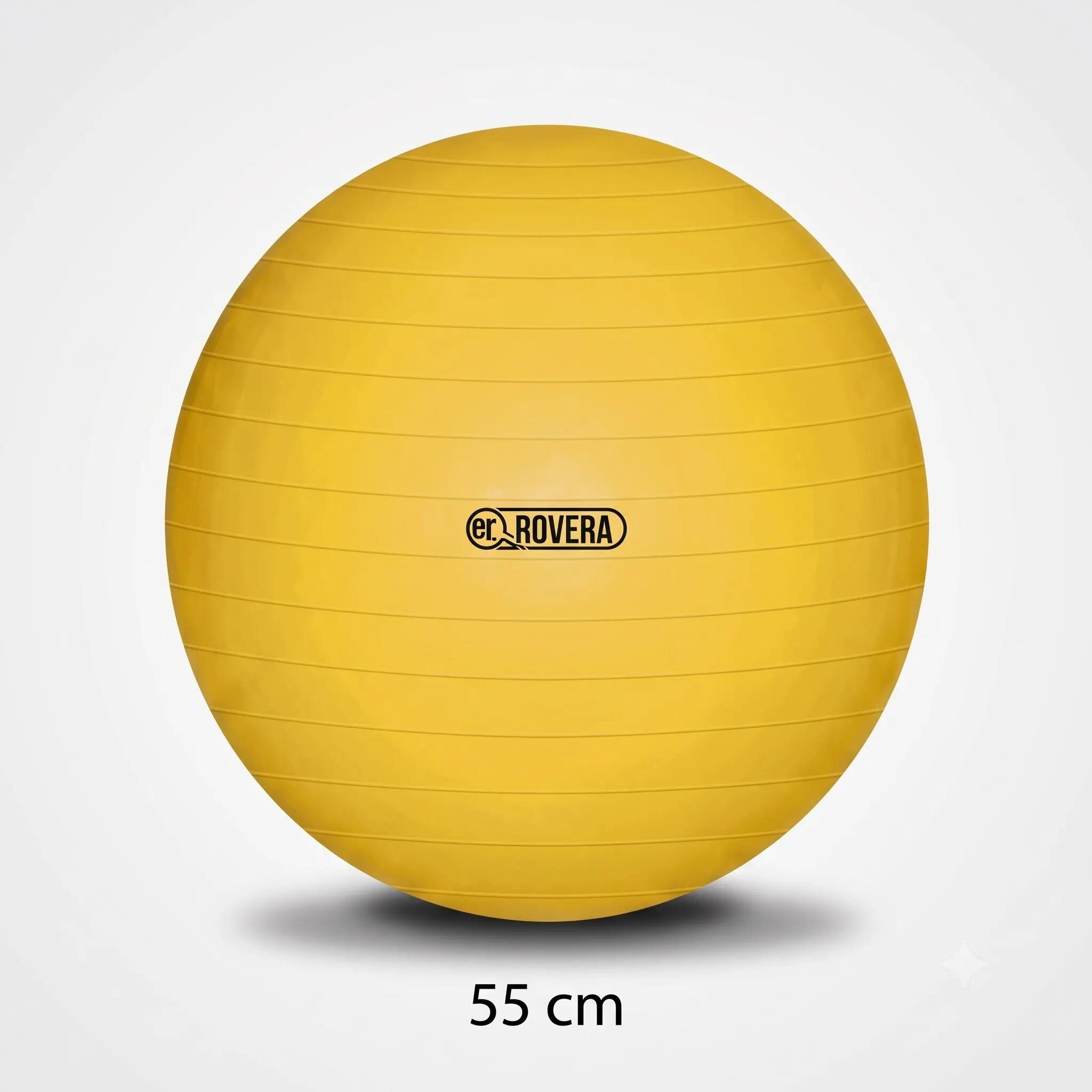GYM BALL FIT BALL Pilates ROVERA Bal - 3 Maten (55/65/75 cm) 2/5