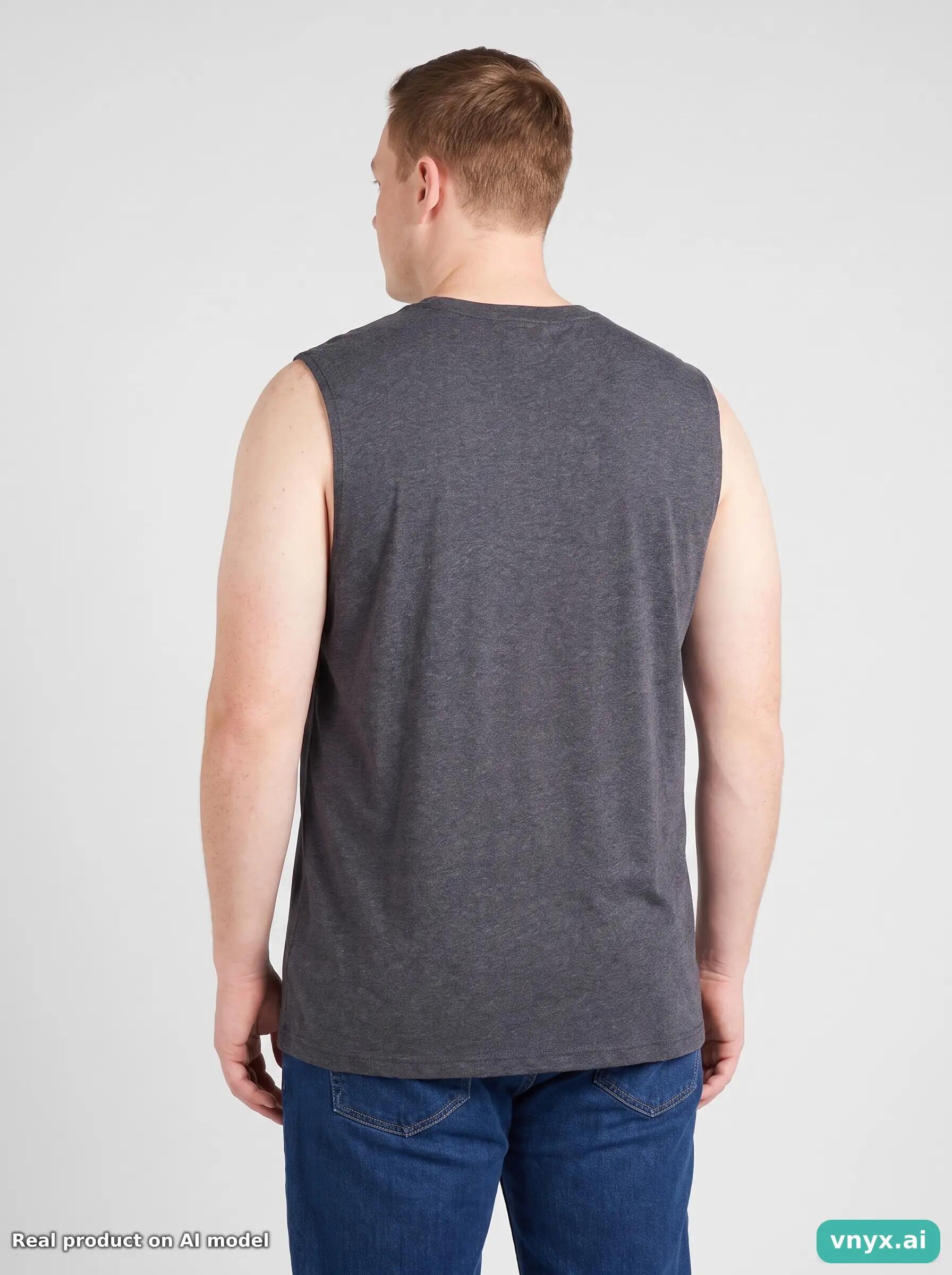 Second Life - Athletic Nike Tank Top in Charcoal size XL 2/5