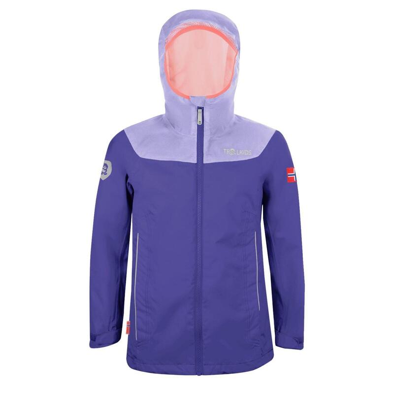 Veste de pluie enfant Bergen violet foncé/lavande