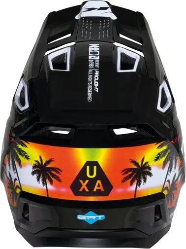 Casco Kenny Prolight Graphic Palm Integral Nero 3/4
