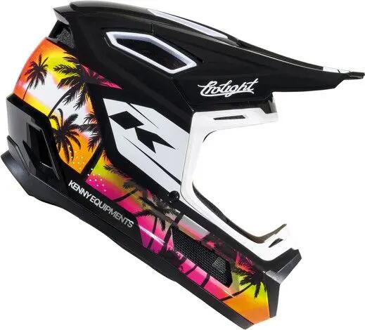 Casco Kenny Prolight Graphic Palm Integral Nero 2/4