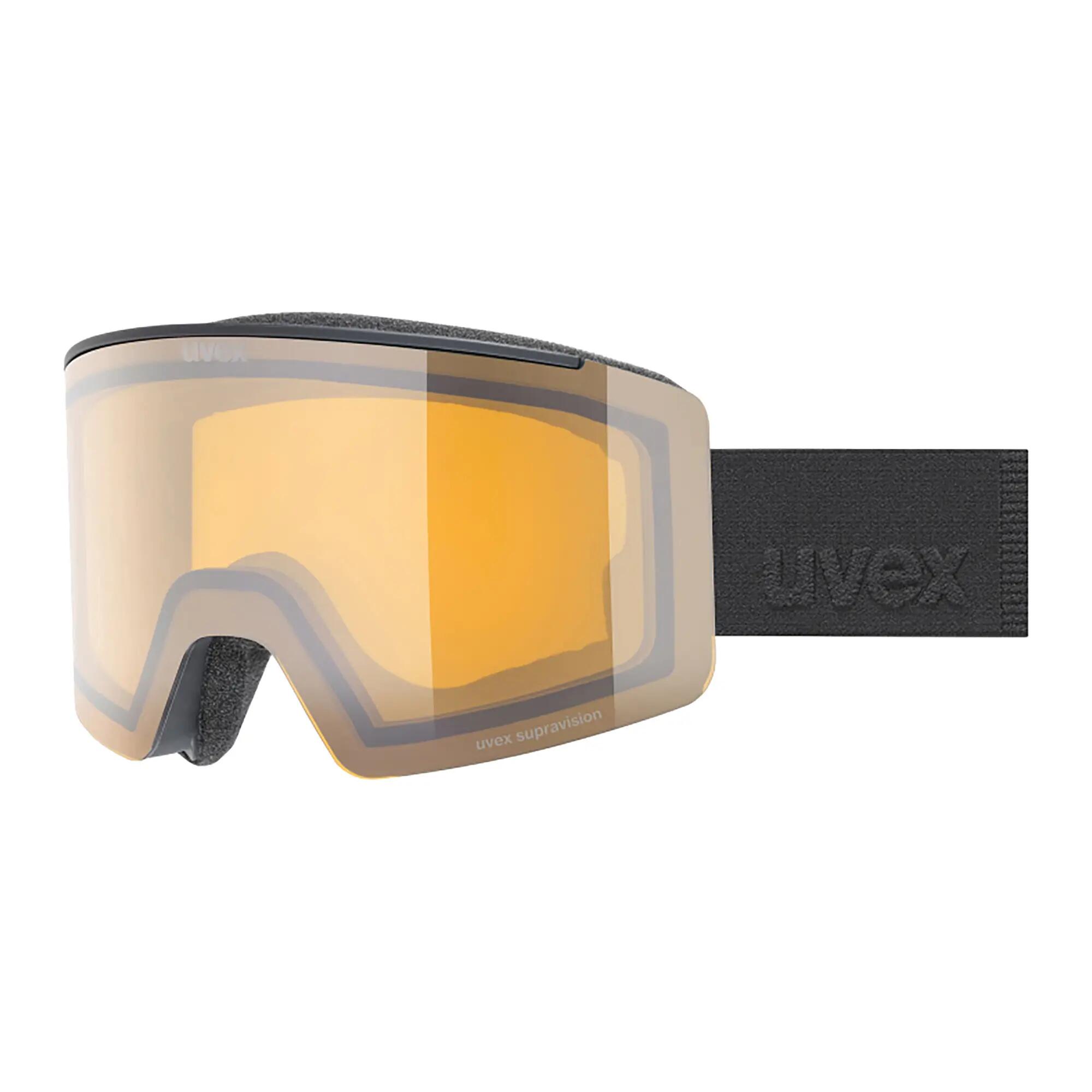 Gogle narciarskie UVEX Ignite LG S2 black Mmatt/yellow 5/5