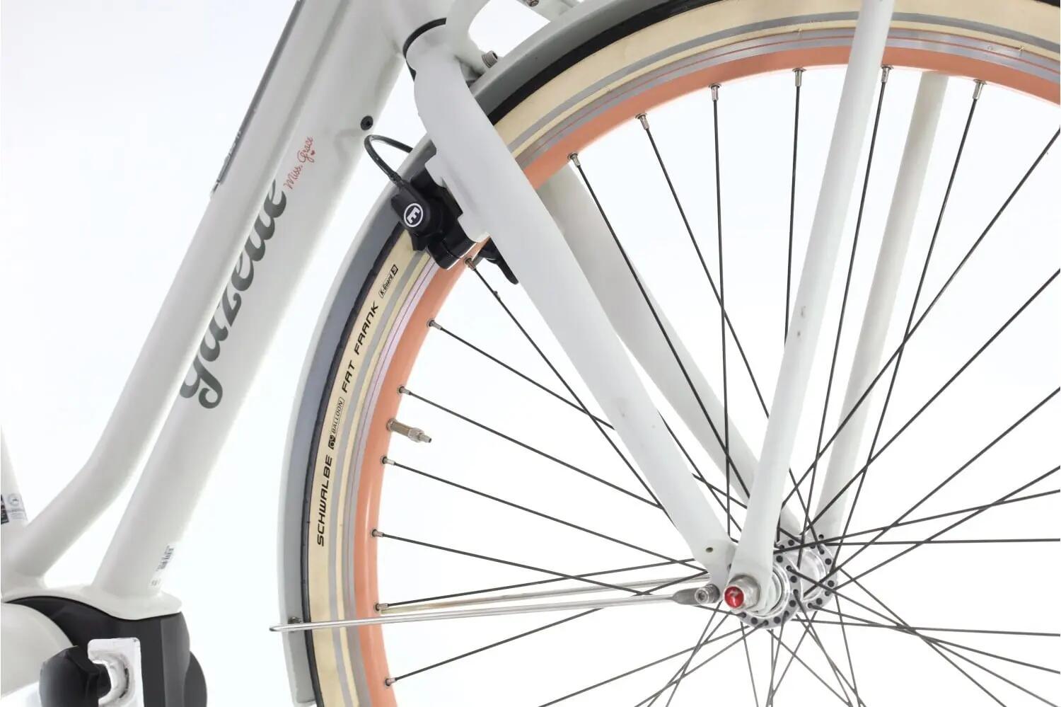 Vélo de ville et loisir reconditionné · Gazelle Miss Grace C7+ · Très bon état 5/8