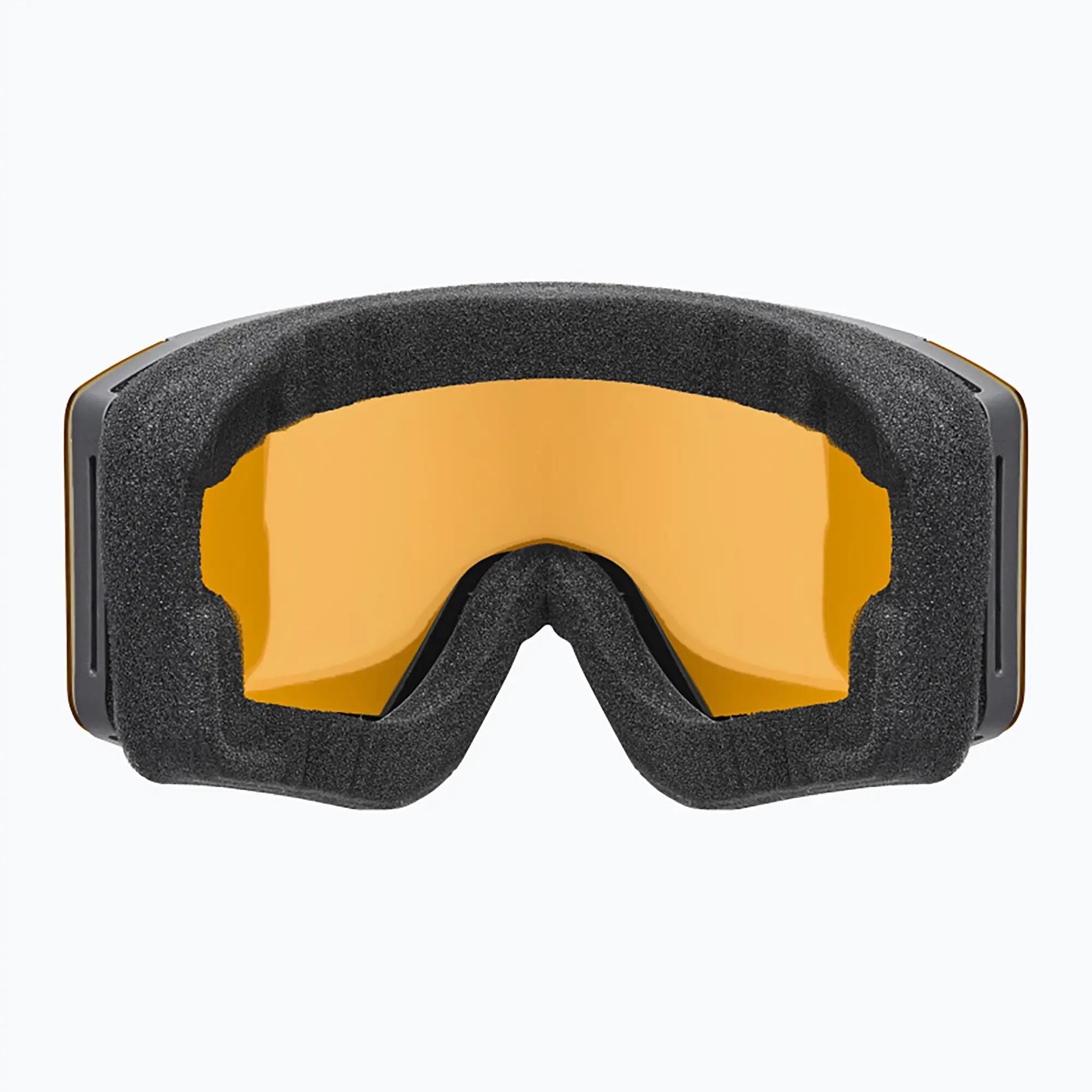Gogle narciarskie UVEX Ignite LG S2 black Mmatt/yellow 3/5