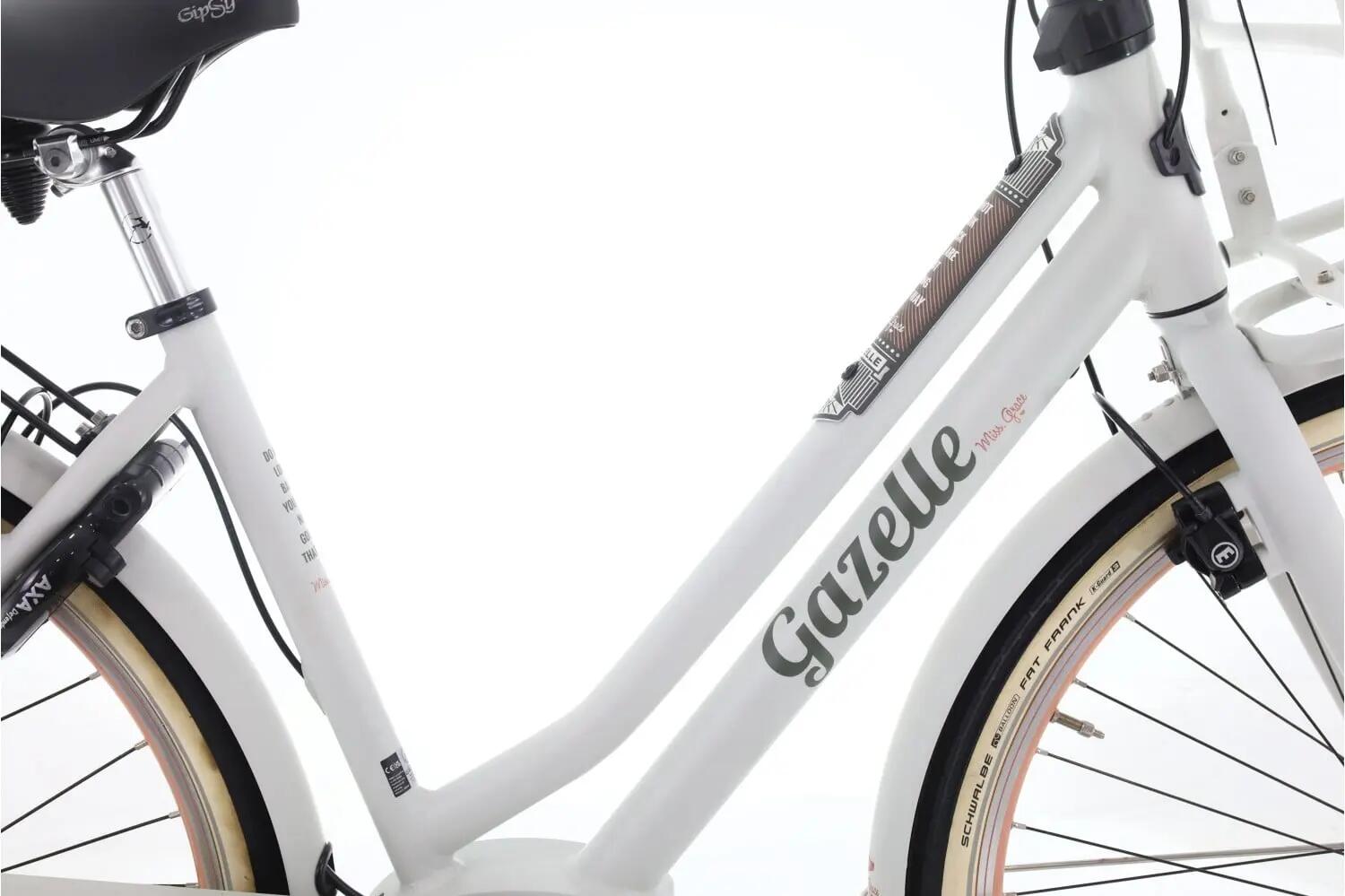 Vélo de ville et loisir reconditionné · Gazelle Miss Grace C7+ · Très bon état 2/8