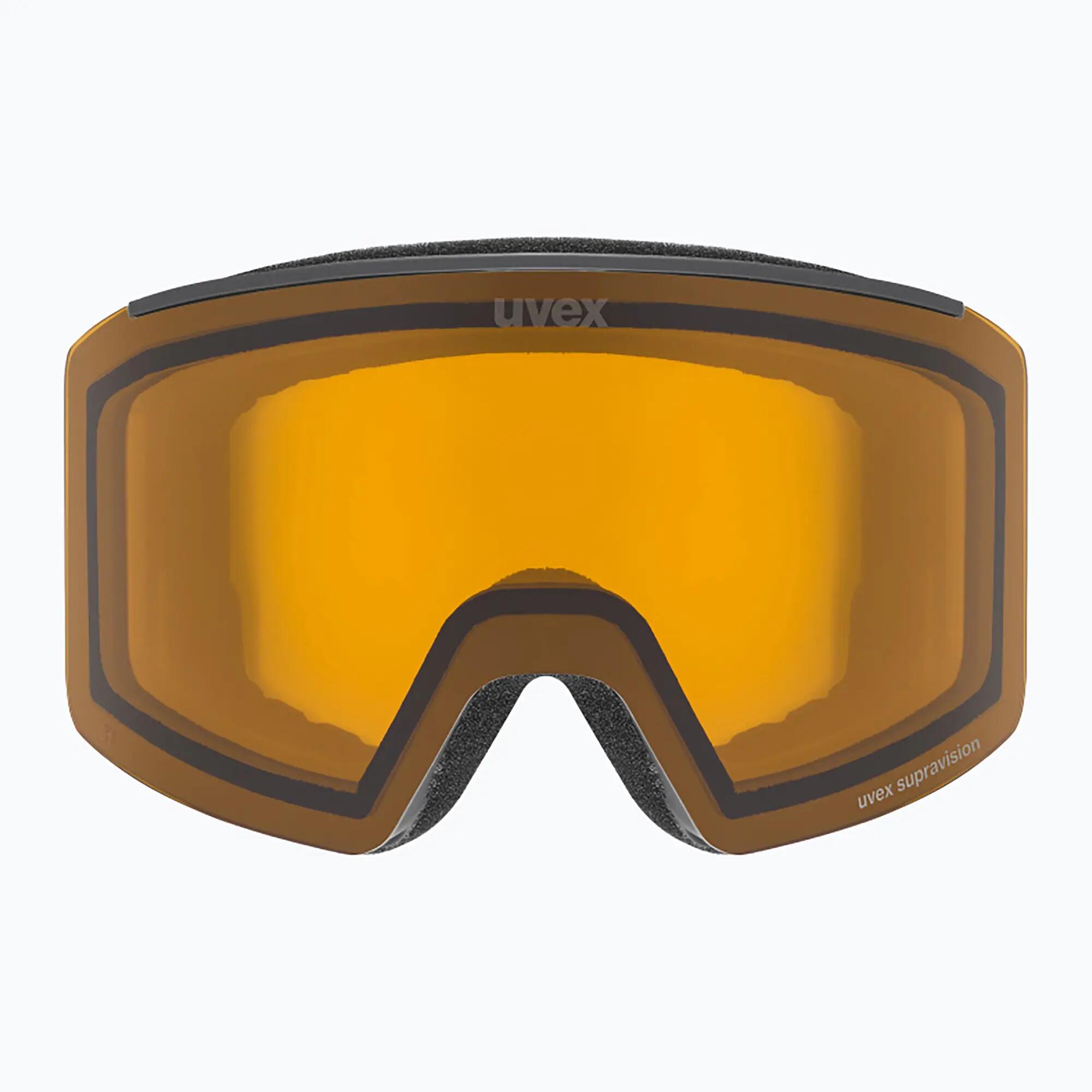 Gogle narciarskie UVEX Ignite LG S2 black Mmatt/yellow 2/5