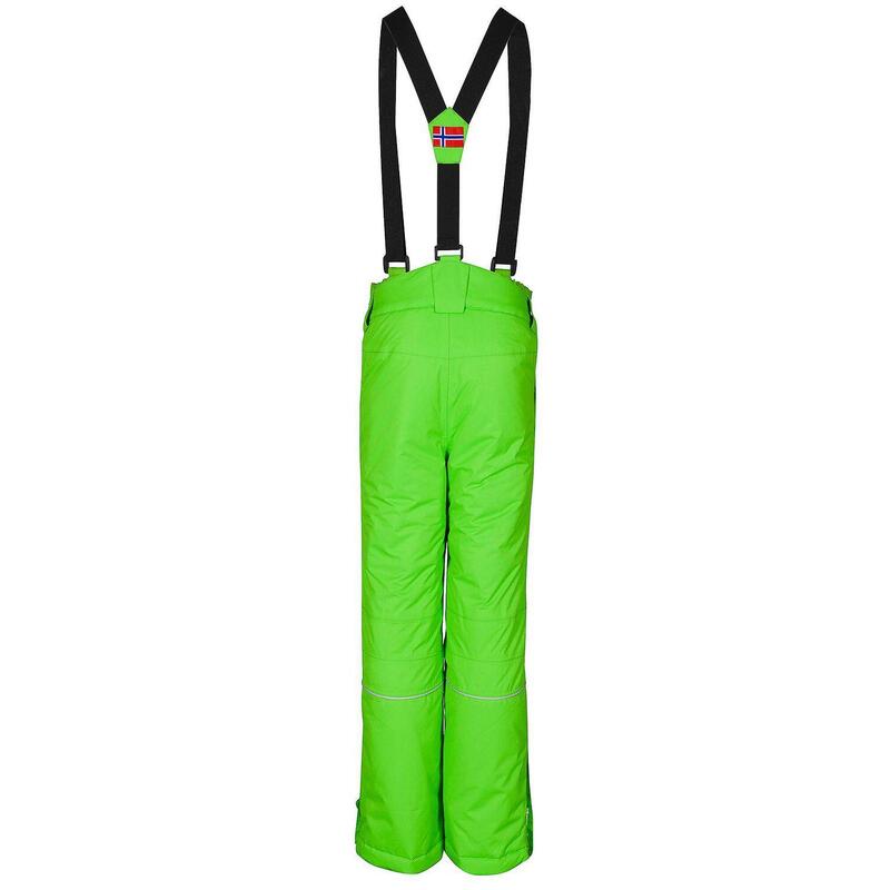 Pantalon de ski enfant Slim Holmenkollen imperméable vert clair