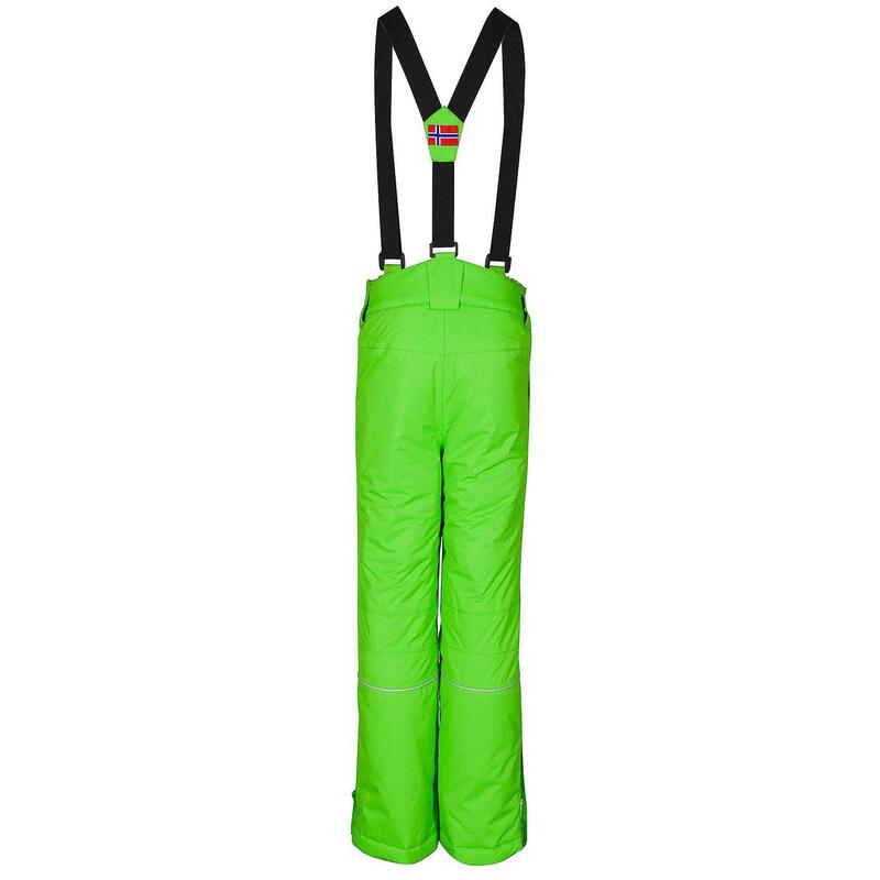 Pantalon de ski pour enfants Slim Holmenkollen Imperméable, respirant Vert clair