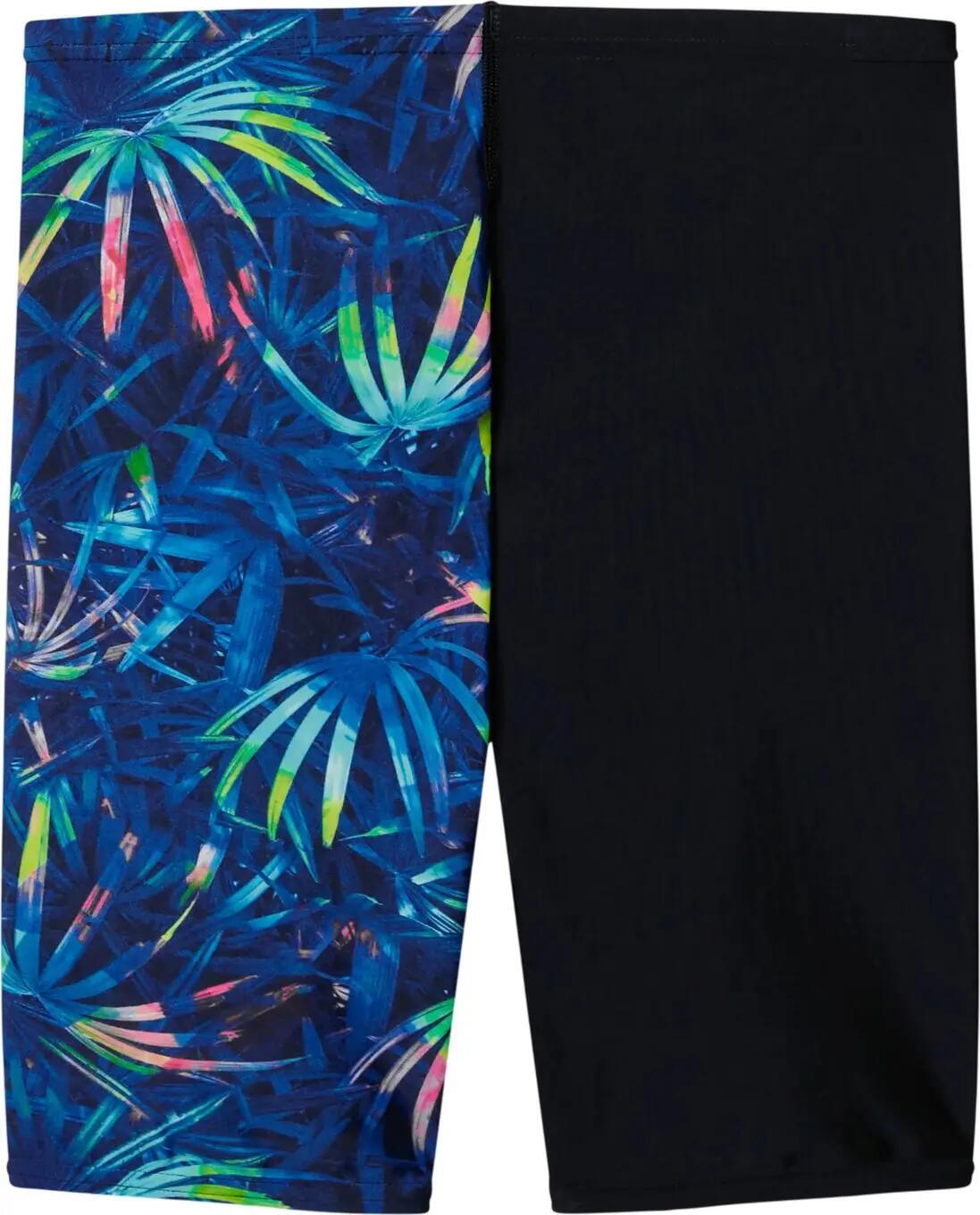Fato de banho Speedo com estampado e decote em V, azul, para rapaz 2/5
