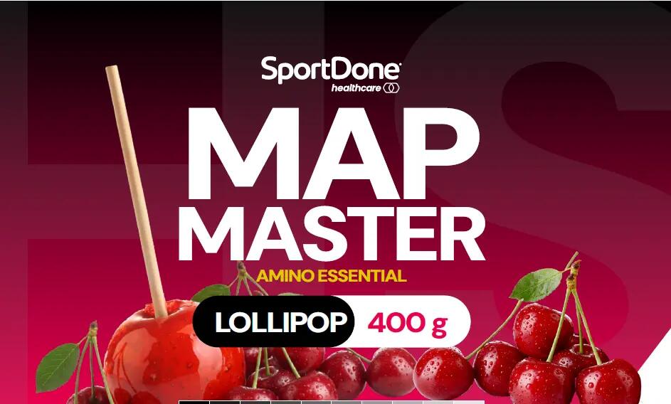 MAP MASTER – Aminoácidos Essenciais 400g (Lollipop) SportDone 3/4