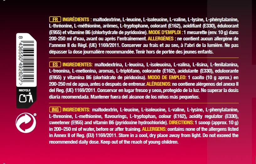 MAP MASTER – Aminoácidos Essenciais 400g (Lollipop) SportDone 2/4