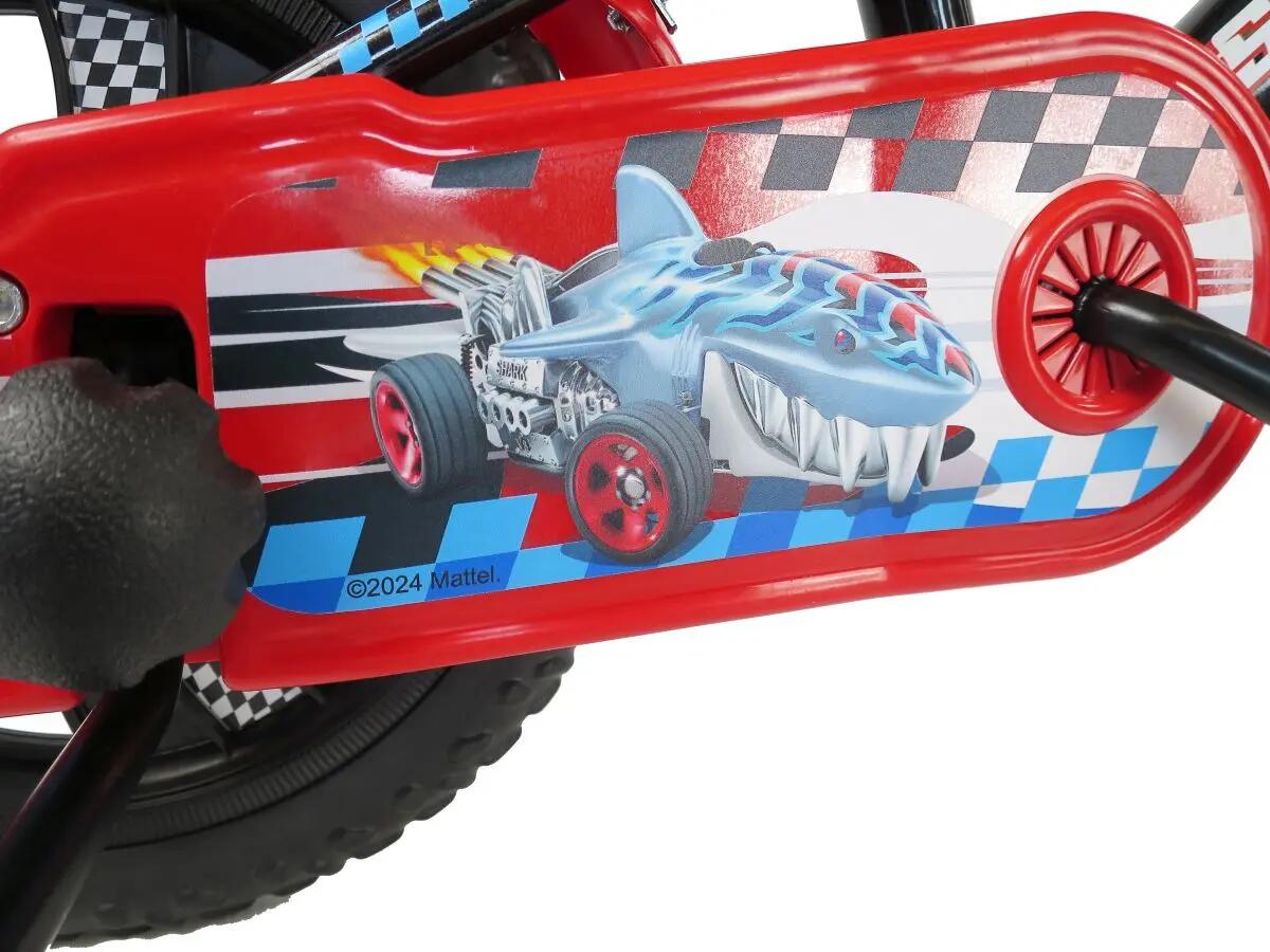Rower dziecięcy Mattel HOT WHEELS 12" czarny 6/7
