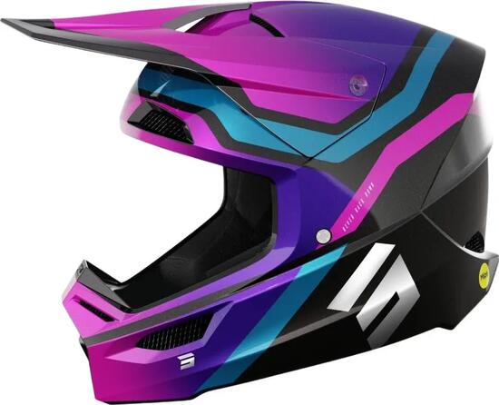 Casque Intégral Shot Race Sky Chrome Violet