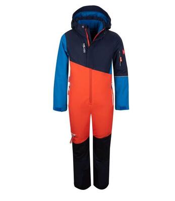 Kinder Schneeanzug Hallingdal Orange/Mittelblau