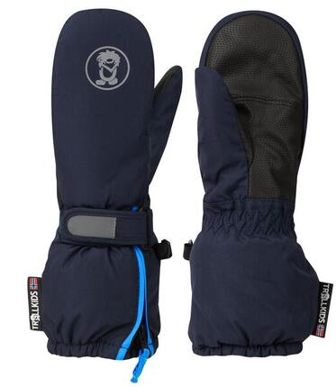 Moufle enfant Troll XT Bleu marine / Bleu moyen Taille 4 ; 6-7 ans
