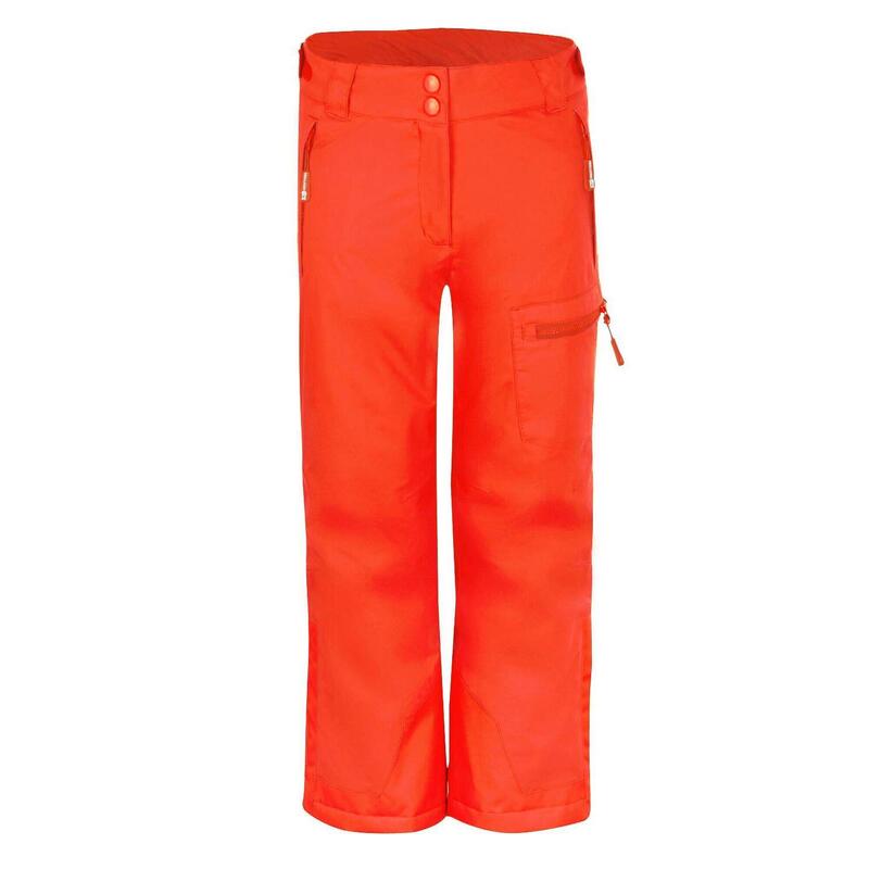 Pantalon de ski enfant Hallingdal Imperméable et respirant Orange