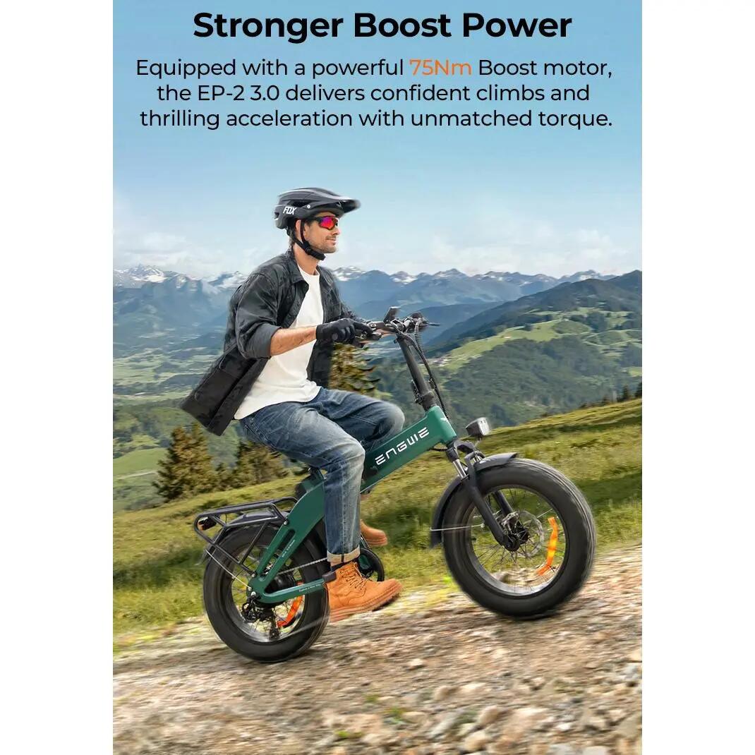 Elektrický bicykel ENGWE EP-2 BOOST 3.0, motor 250 W, 48 V 13,5 Ah, skladací 5/10