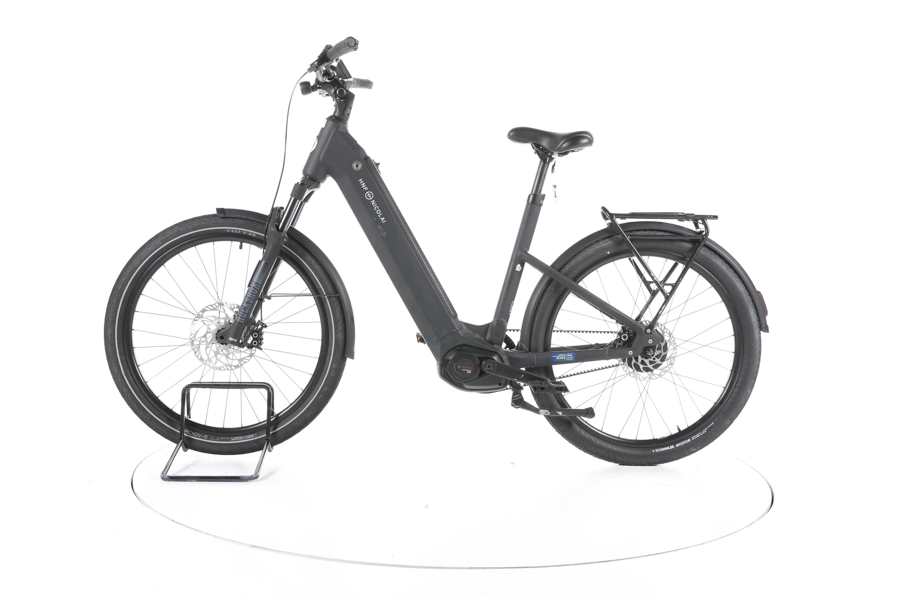 Tweedehands - HNF Nicolai UD4 All Terrain City E-Bike Lage instap - Zeer goed 6/7