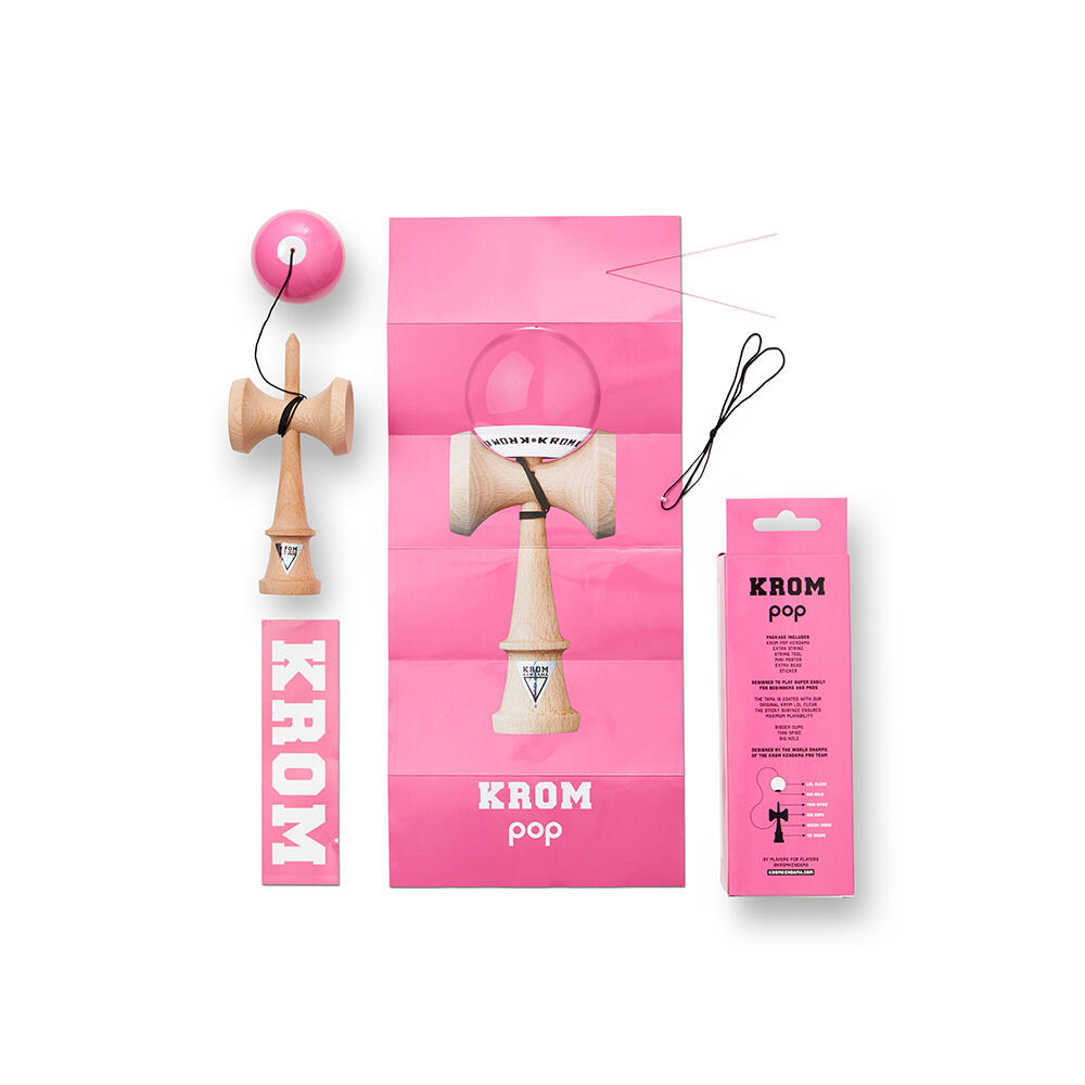Krom Pop Kendama Pink 4/5