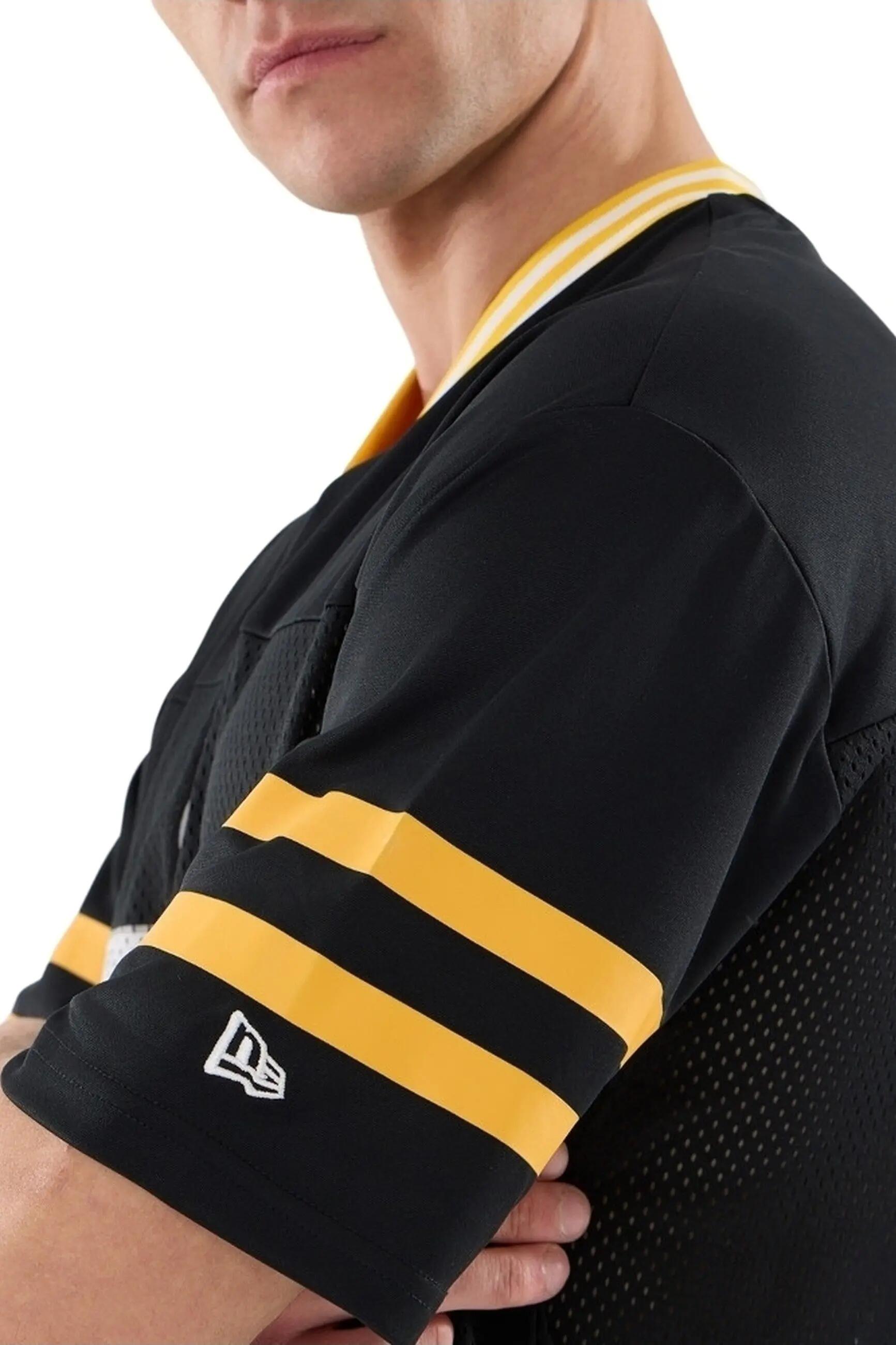 Maglietta in rete New Era Pittsburgh Steelers NFL, nera, taglia XS 5/5