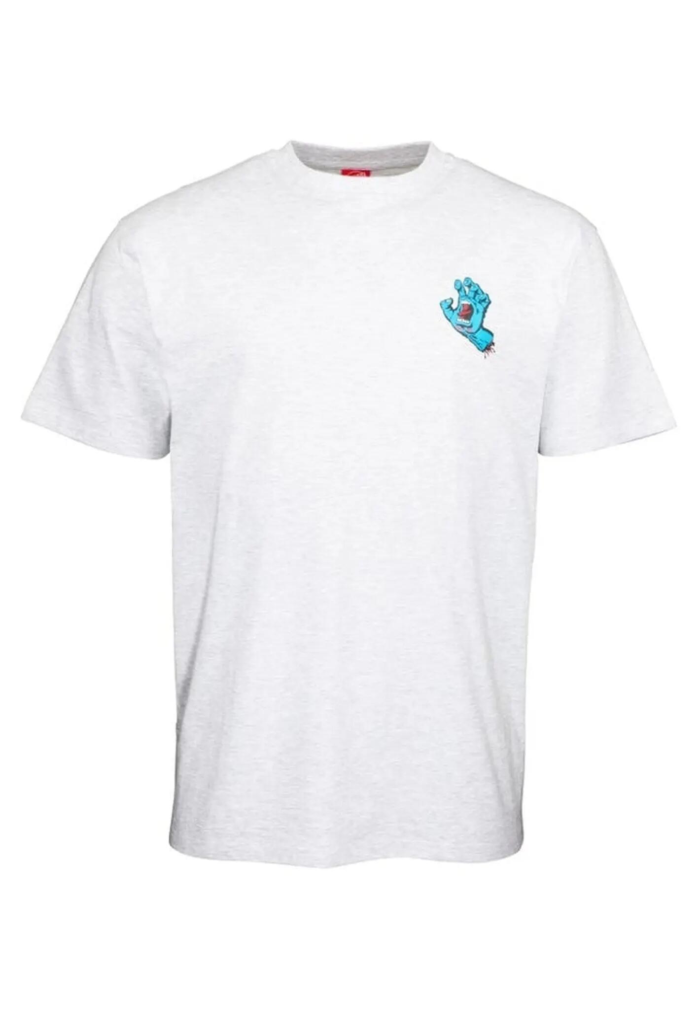 Maglietta Santa Cruz White Screaming Hand Chest - Taglia S 4/4