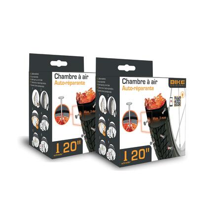 Lot 2 Chambres Air Auto-Réparantes 20" Valve schrader
