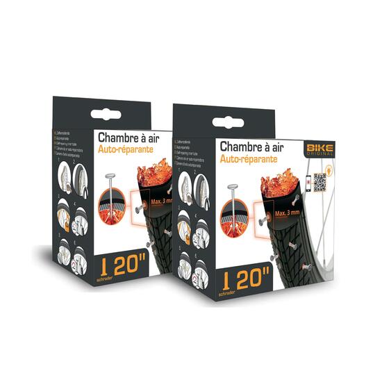 Lot 2 Chambres Air Auto-Réparantes 20" Valve schrader