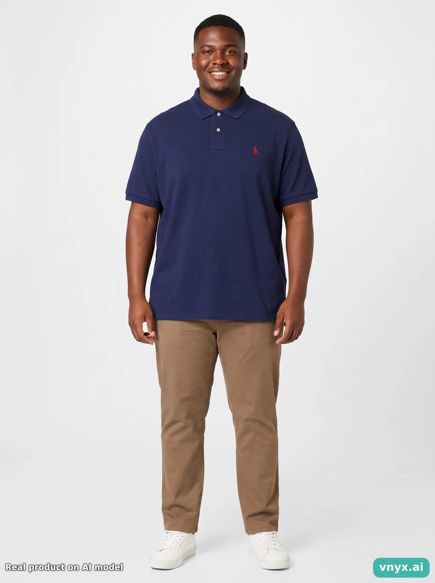 Second Life - Classic Polo by Ralph Lauren Polo Shirt in Navy Blue 3/5