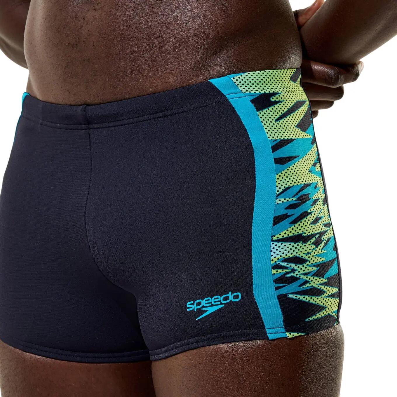 Maillot de Bain Speedo Hyperboom Splice Noir/Vert Homme 4/7