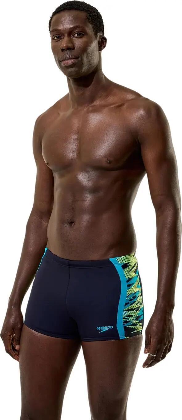 Maillot de Bain Speedo Hyperboom Splice Noir/Vert Homme 2/7